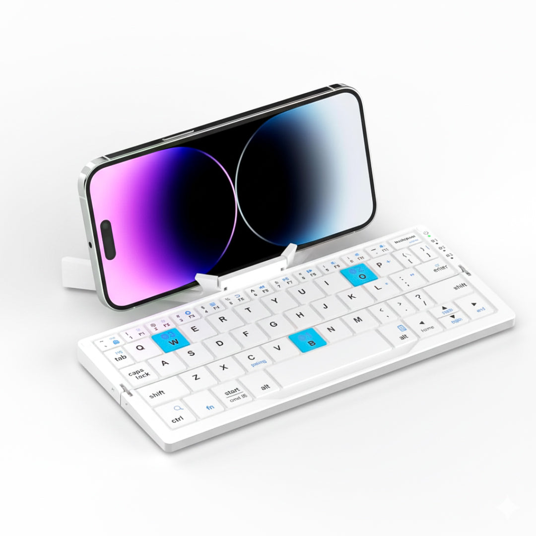 Folding Bluetooth Keyboard for Mobile & Computer