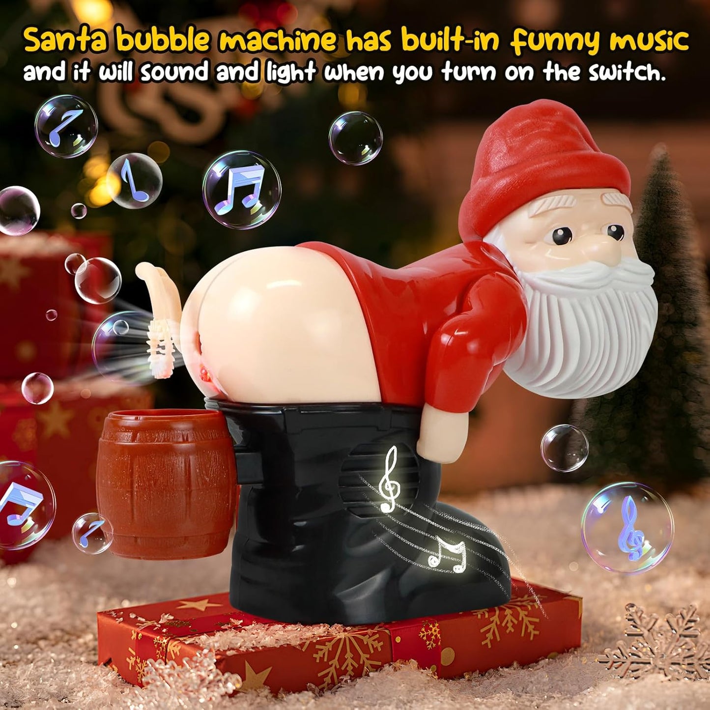 Santa Claus Bubble Blower
