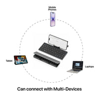 Folding Bluetooth Keyboard for Mobile & Computer