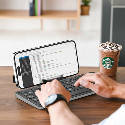Folding Bluetooth Keyboard for Mobile & Computer