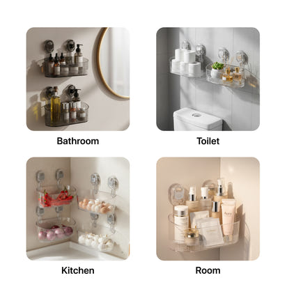 Toilet Suction Cup Storage Rack
