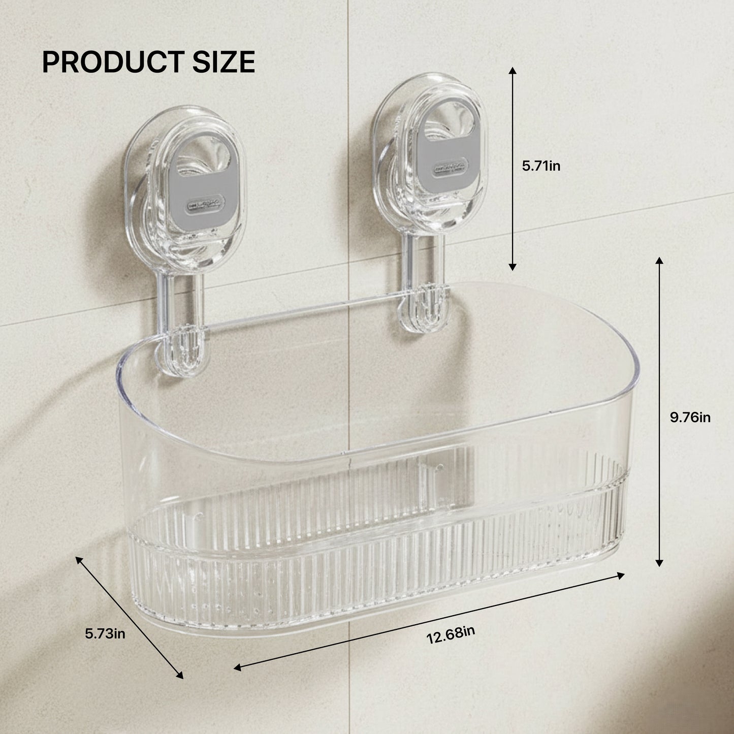 Toilet Suction Cup Storage Rack
