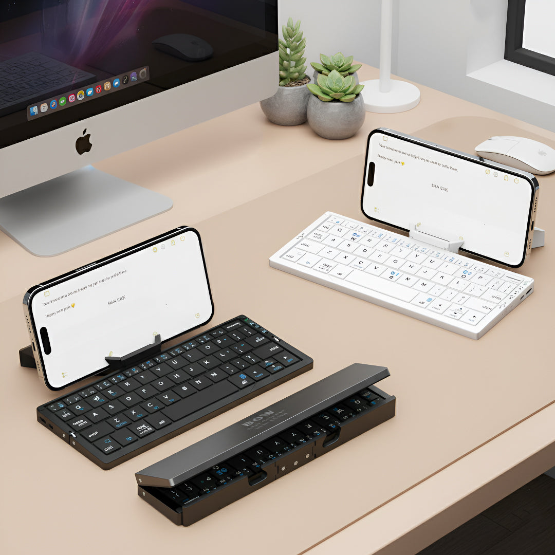 Folding Bluetooth Keyboard for Mobile & Computer